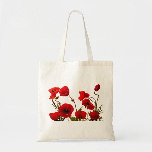 Poppy Blume Red Floral Wedding Bridesmaid Geschenk Tragetasche (Vorne)
