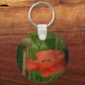 Poppy-Blume Schlüsselanhänger (Vorderseite)