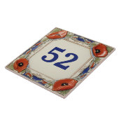 Poppy-Blume Türstubenschild Schild Plaque Fliese (Seite)