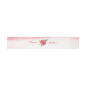Poppy Blume Wedding Belly Bands Einladungsbanderole (Flach)