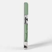 Poppy-Blume zeichnete grüne Blumenkiste Case-Mate iPhone Hülle (Rückseite / Rechts)