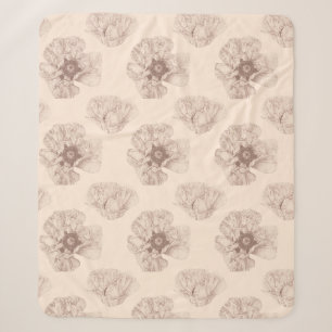 Poppy Botanical Sherpadecke