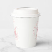 Poppy Bounce House "Let's Bounce" Papier Cup Pappbecher (Links)