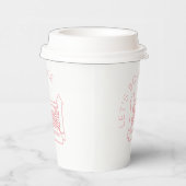 Poppy Bounce House "Let's Bounce" Papier Cup Pappbecher (Rechts)