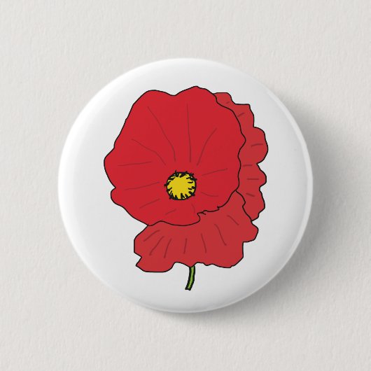 Poppy Button (Vorderseite)