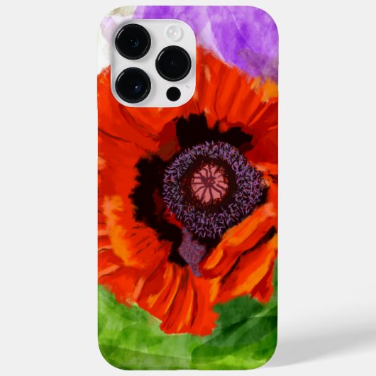 Poppy Case-Mate iPhone Hülle (Rückseite)