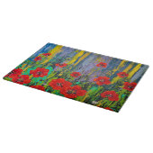 Poppy Charcuterie Glas Schneidebrett (Ecke)