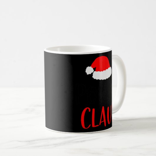 Poppy Claus Funny Christmas Pajamas PJs Opa Kaffeetasse (VorderseiteRechts)