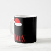 Poppy Claus Funny Christmas Pajamas PJs Opa Kaffeetasse (Vorderseite Links)