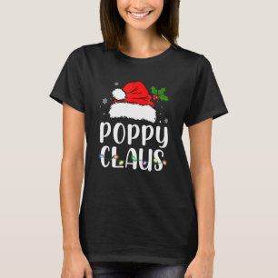 Poppy Claus Weihnachts-Pyjama-Familie passend Xmas T-Shirt