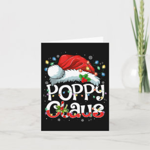 Poppy Claus Xmas Weihnachtsmatte Familie Weihnacht Karte