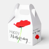 POPPY Collection 01 Mother's Day Favor Box Geschenkschachtel (Rückseite)