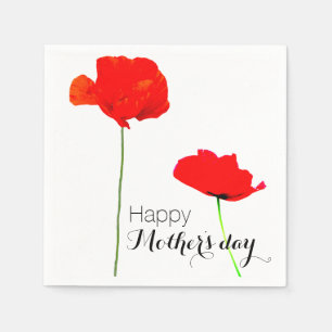 POPPY Collection 03 Muttertagspapier Napkins Serviette