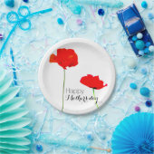POPPY Collection 03 Muttertagspapier-Teller Pappteller (Party)