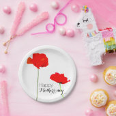 POPPY Collection 03 Muttertagspapier-Teller Pappteller (Party)