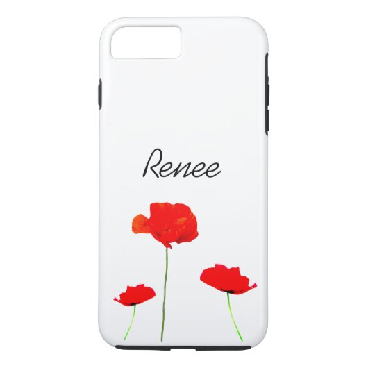 POPPY Collection 03 personalisierter iPhone-Fall Case-Mate iPhone Hülle (Rückseite)