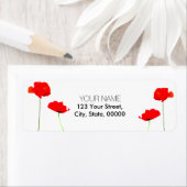 POPPY Collection 04 Rücksendeadressen-Aufkleber (Insitu)