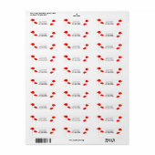 POPPY Collection 04 Rücksendeadressen-Aufkleber (Vorne)