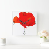 POPPY Collection 06 Wall Clock Quadratische Wanduhr (Zuhause)