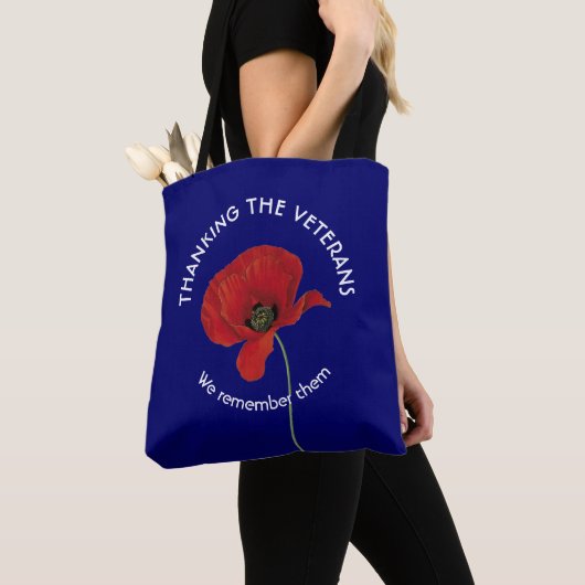Poppy Danke Veterans Tasche (Von Nahem)