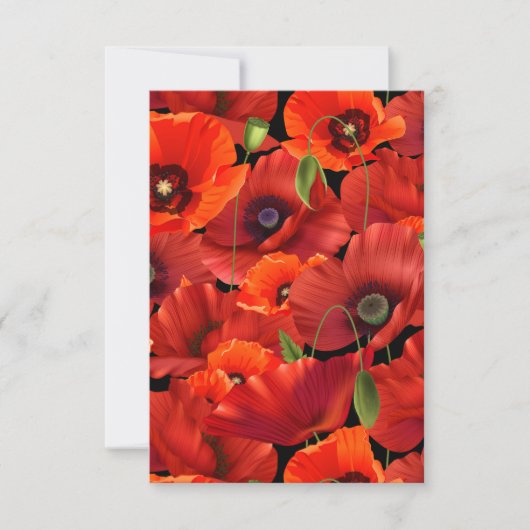 Poppy Dankeskarte (Vorderseite)