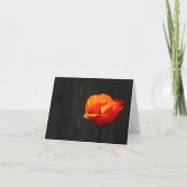 Poppy Dankeskarte (Vorderseite)