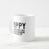 POPPY-Definition wie normale Opa nur Cooler Kaffeetasse (Vorderseite Links)