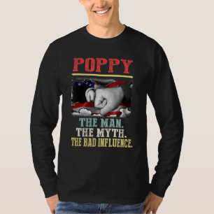 Poppy Der Mann Mythos Schlechter Einfluss Vintage T-Shirt