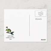 "POPPY" DIE LIEBE VÖGEL POSTKARTE (Rückseite)