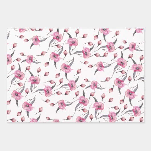 Poppy Dream Geschenkpapier Set (Vorderseite)