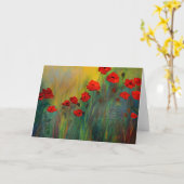 Poppy Dreams Art Card Karte (Gelbe Blume)