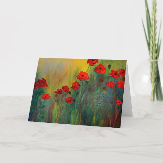 Poppy Dreams Art Card Karte (Vorderseite)