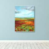 Poppy Dreams Giclee Leinwanddruck (Insitu (Holzboden))