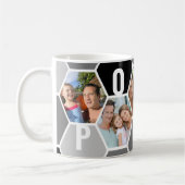 Poppy Editable 5 Foto 5 Letter Honeycomb Kaffeetasse (Links)