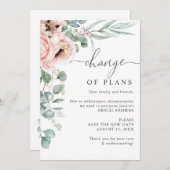 Poppy Eukalyptus: Änderung der Brautpartys Einladung (Vorne/Hinten)