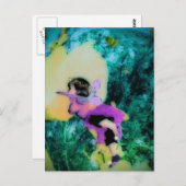 Poppy Fairy Postkarte (Vorne/Hinten)