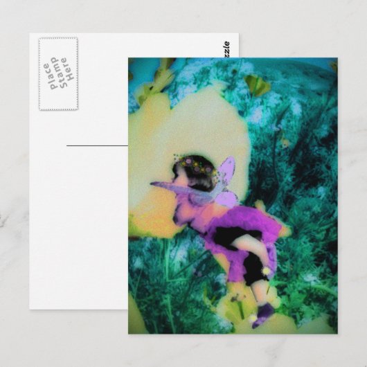Poppy Fairy Postkarte (Vorne/Hinten)