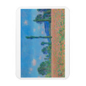 "POPPY FELD. GIVERNY" VON CLAUDE MONET MAGNET (Vertikal)