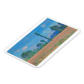 "POPPY FELD. GIVERNY" VON CLAUDE MONET MAGNET (Linke Seite)