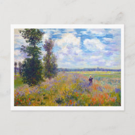 Poppy Field, Argenteuil, 1875 Claude Monet Postkarte