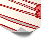 Poppy Field Dance: Nahtlose, florale Rhapsodie Poster (Ecke)