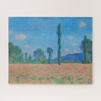 Poppy Field, Giverny von Claude Monet Impressionis Puzzle