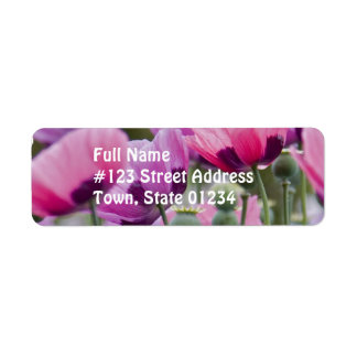 Poppy Field-Mailing-Label
