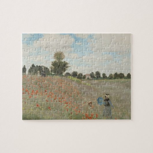 Poppy Field Near Argenteuil von Claude Monet Puzzle (Horizontal)
