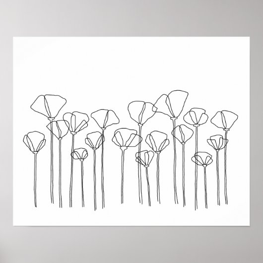 Poppy Field Poster (Vorne)