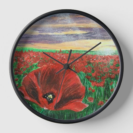 Poppy Field SF Uhr (Vorderseite)