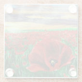 Poppy Field SF Untersetzer (Rückseite)