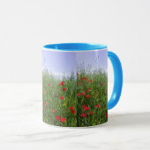 Poppy Field-Tasse Tasse (VorderseiteRechts)