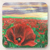 Poppy Field Untersetzer SF (Vorderseite)