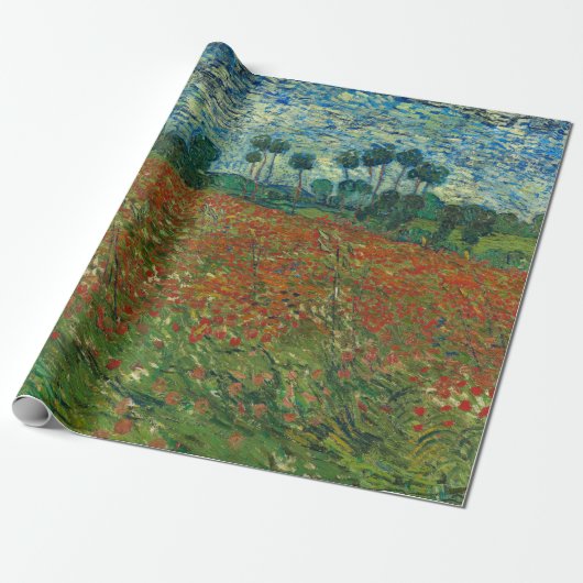 Poppy Field - Vincent van Gogh Geschenkpapier (Ungerollt)